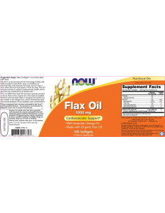 Flax Oil Organic 1000 mg 2