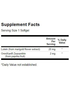 Synergistic Eye Health Lutein -amp, Zeaxanthin 22 mg 2