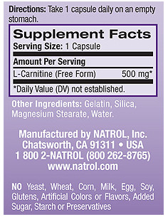 L-Carnitine 500 mg 2