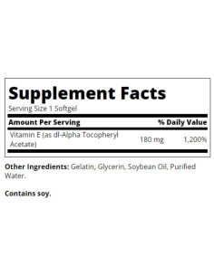 Vitamin E 180 mg / 400 IU 2