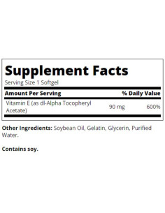 Vitamin E 90 mg / 200 IU 2