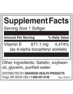 Natural Vitamin E 1000 IU 2