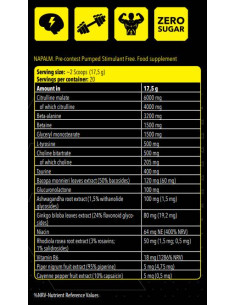 Xtreme Napalm Pre-Contest / Pumped - Stimulant Free 2