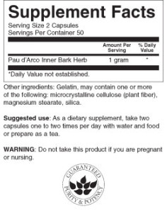 Pau D-N39,Arco 500 mg 2