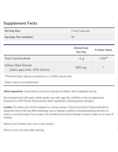Willow Bark Extract 400 mg 2