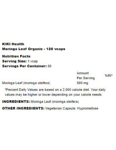 Moringa Leaf Organic 500 mg 2