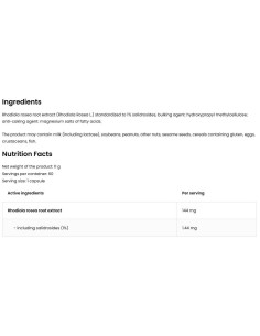 Rhodiola rosea 144 mg | Vege 2