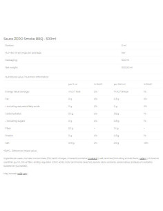 Sauce Zero - Smoke BBQ 2