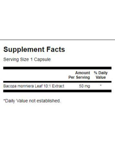 Bacopa Monniera 10:1 Extract 50 mg 2