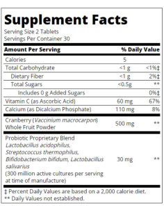 Cranberry Plus Probiotic 2