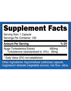 Turkesterone 600 mg 2