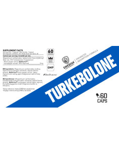Turkebolone | Turkesterone 500 mg with BioPerine 2