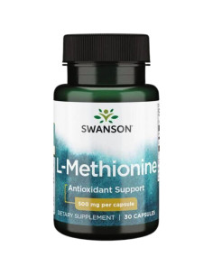 100- Pure L-Methionine 500 mg