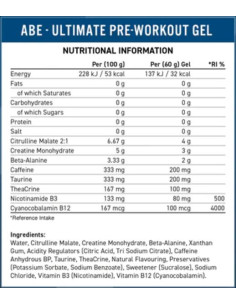 ABE Gel | All Black Everything Pre-Workout 2