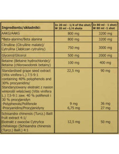 Pump Kong Shot | with Glycerol -amp, Schizandra 2