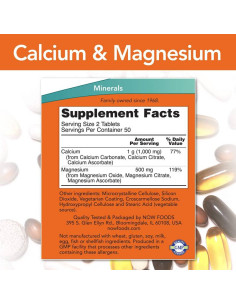 Calcium -amp, Magnesium 2:1 2