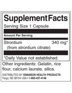 Strontium Citrate 340 mg 2
