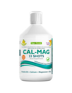 Cal-Mag Liquid | + Vitamin C, D-3 -amp, Zinc
