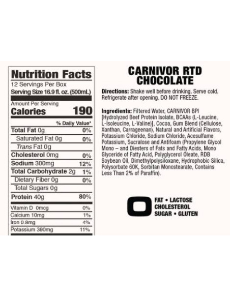 Carnivor Ready to Drink | with 40 g Beef Protein