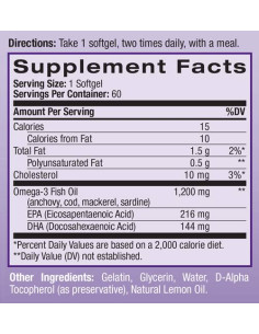 Omega-3 Fish Oil 1200 mg 2