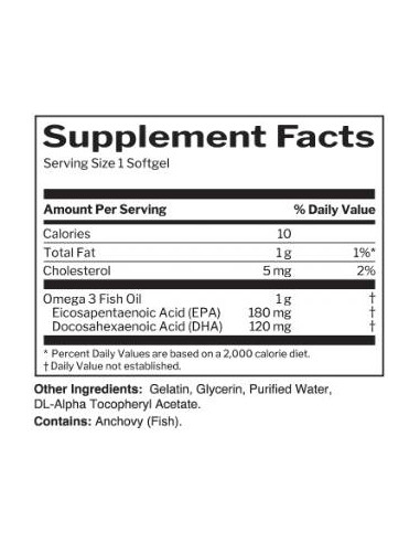 Fish Oil - Omega-3 1000 mg