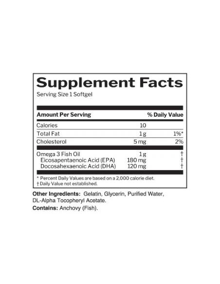 Fish Oil - Omega-3 1000 mg