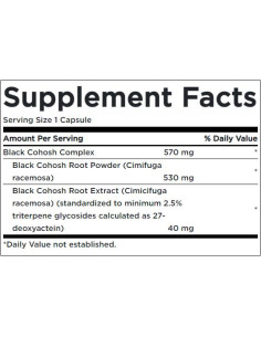 Black Cohosh (Standardized) 550 mg 2