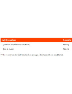 Oyster Mushroom 417 mg | with 30- Beta-Glucans 2