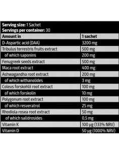 Gold Test Pak | with DAA, Fenugreek -amp, Tribulus 2