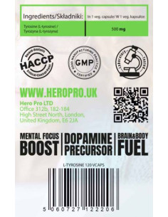 L-Tyrosine 500 mg 2