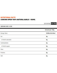 Garlic / Cooking Spray 2