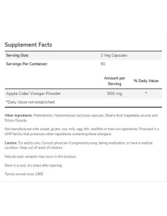 Apple Cider Vinegar 450 mg 2