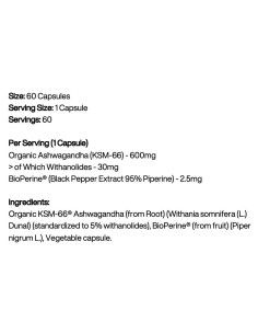 Ashwagandha KSM-66 600 mg 2