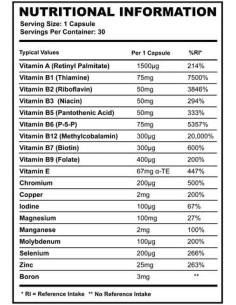 Multi Vitamin and Mineral+ 2
