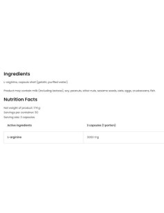 Arginine 3000 / L-Arginine Caps 2