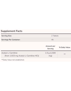 Acetyl L-Carnitine 750 mg 2