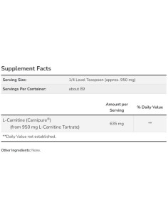 L-Carnitine Powder | as CarniPure 2