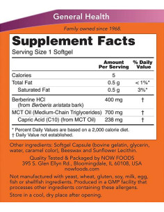 Berberine HCl 400 mg | Glucose Support 2