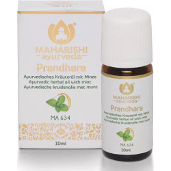 Аюрведично билково масло Prandhara с масло от мента, Maharishi Ayurveda, 10 мл