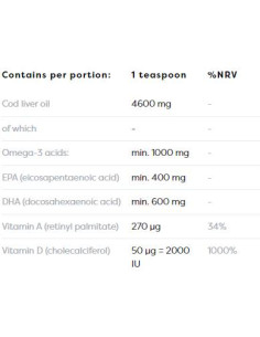 Norwegian Cod Liver Oil + D3 | Lemon Flavored Liquid Omega + D3 2