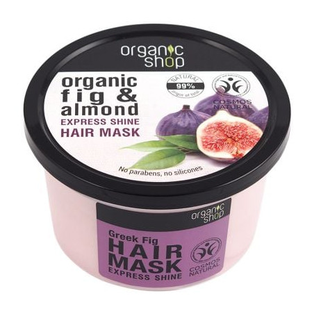 Маска за коса за обем - Смокиня и шипка, Organic Shop, 250 мл
