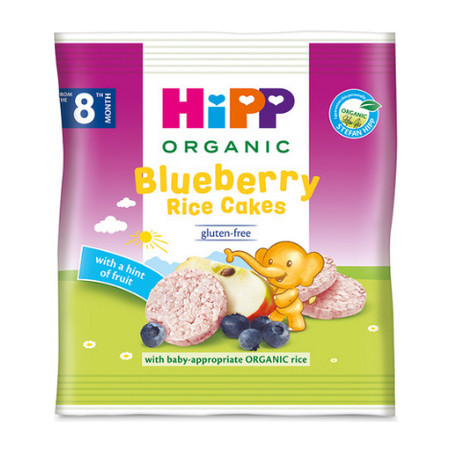 HIPP 3569 БИО Оризовки с боровинки , зърнен снакс, 30 гр
