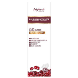 Богат крем за тяло копринено докосване VIA NATURAL POMEGRANATE AND ROSE 200 ml