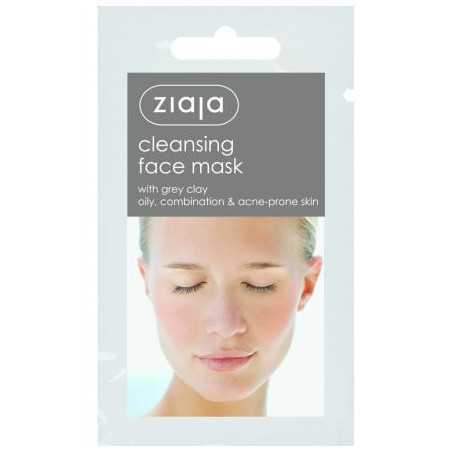 ZIAJA маска лице почистваща СИВА ГЛИНА саше 7 ml