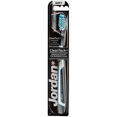 JORDAN EXPERT CLEAN SOFT четка за зъби  с кутия за съхранение
