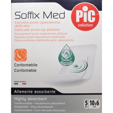 Пластир SOFFIX MED ПОСТОПЕРАТИВЕН 10 X 6 см X 5 бр.