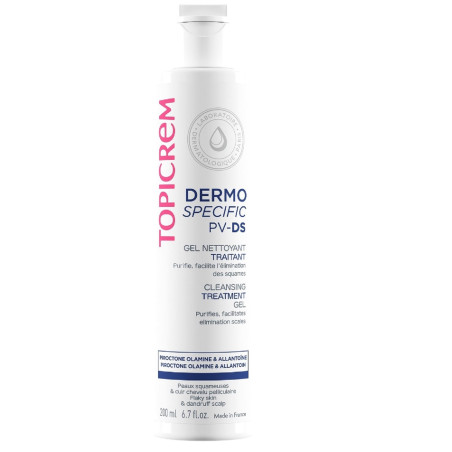 PV-DS DERMO SPECIFIC CLEANSING TREATMENT GEL - почистващ гел за коса и тяло при микозни и гъбични инфекции
