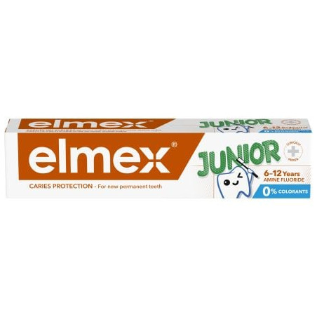 ЕЛМЕКС-ПАСТА ЗА ЗЪБИ JUNIOR 6-12г.75мл.