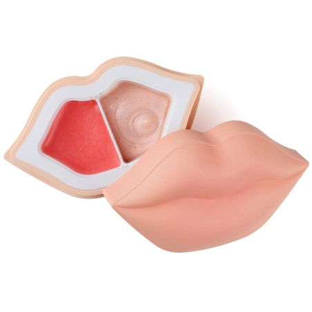 Kocostar Peach Duoduo Lip Scrub & Lip Oil in Cream For Dry Lips