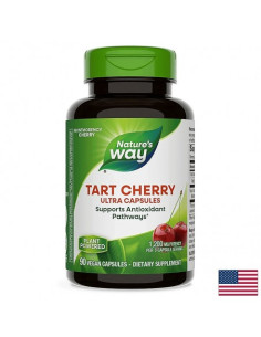 Череша (плод) - При подагра Контрол върху пикочната киселина и антиоксидантна защита 500 mg, 90 капсули 2